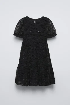 Niños ZARA 6 - 14 Años·Vestidos / Monos<VESTIDO LENTEJUELAS