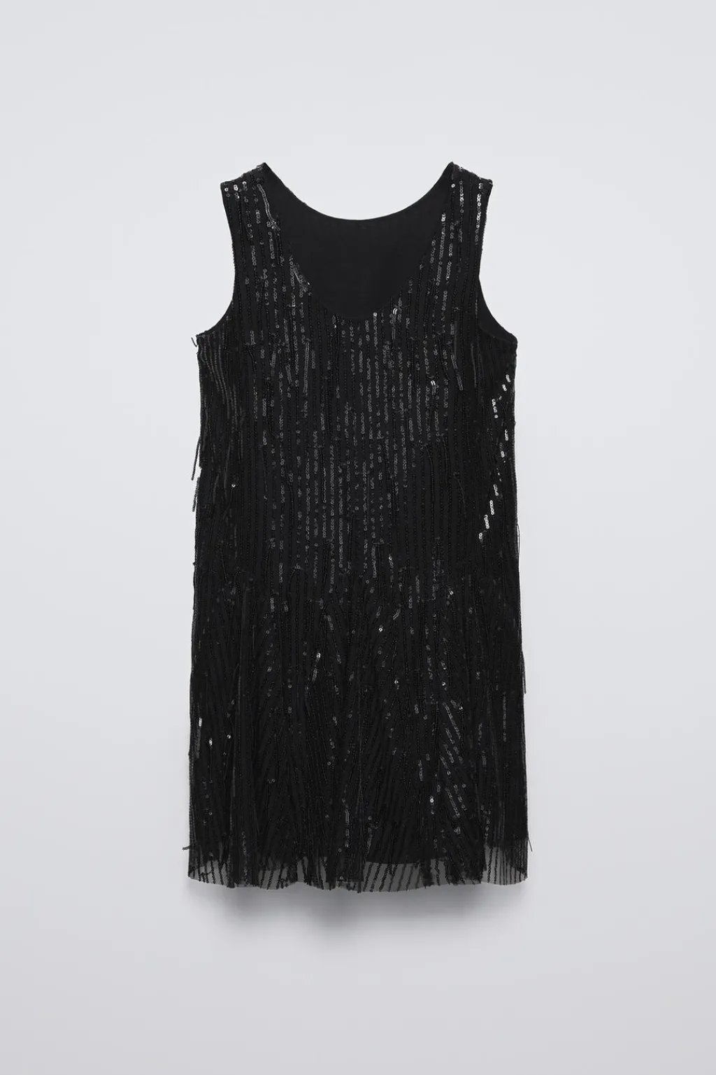 Niños ZARA 6 - 14 Años·Vestidos / Monos<VESTIDO LENTEJUELAS FLECOS