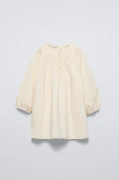 Niños ZARA 1½ - 6 Años·Vestidos / Petos|6 - 18 Meses·Vestidos / Monos<VESTIDO MICROPANA BORDADO