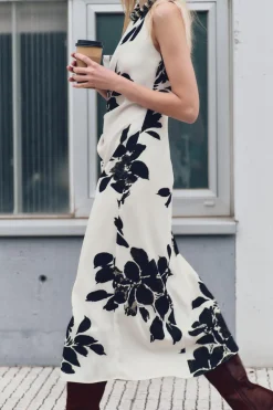Sale VESTIDO MIDI ESTAMPADO Mujer Vestidos