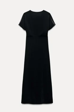 Sale VESTIDO MIDI TERCIOPELO Mujer Vestidos