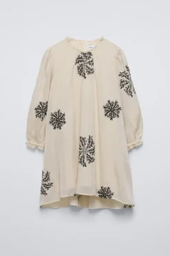 Niños ZARA 6 - 14 Años·Vestidos / Monos<VESTIDO ORGANZA LENTEJUELAS