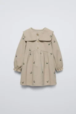 Niños ZARA 1½ - 6 Años·Vestidos / Petos|6 - 18 Meses·Vestidos / Monos<VESTIDO PANA
