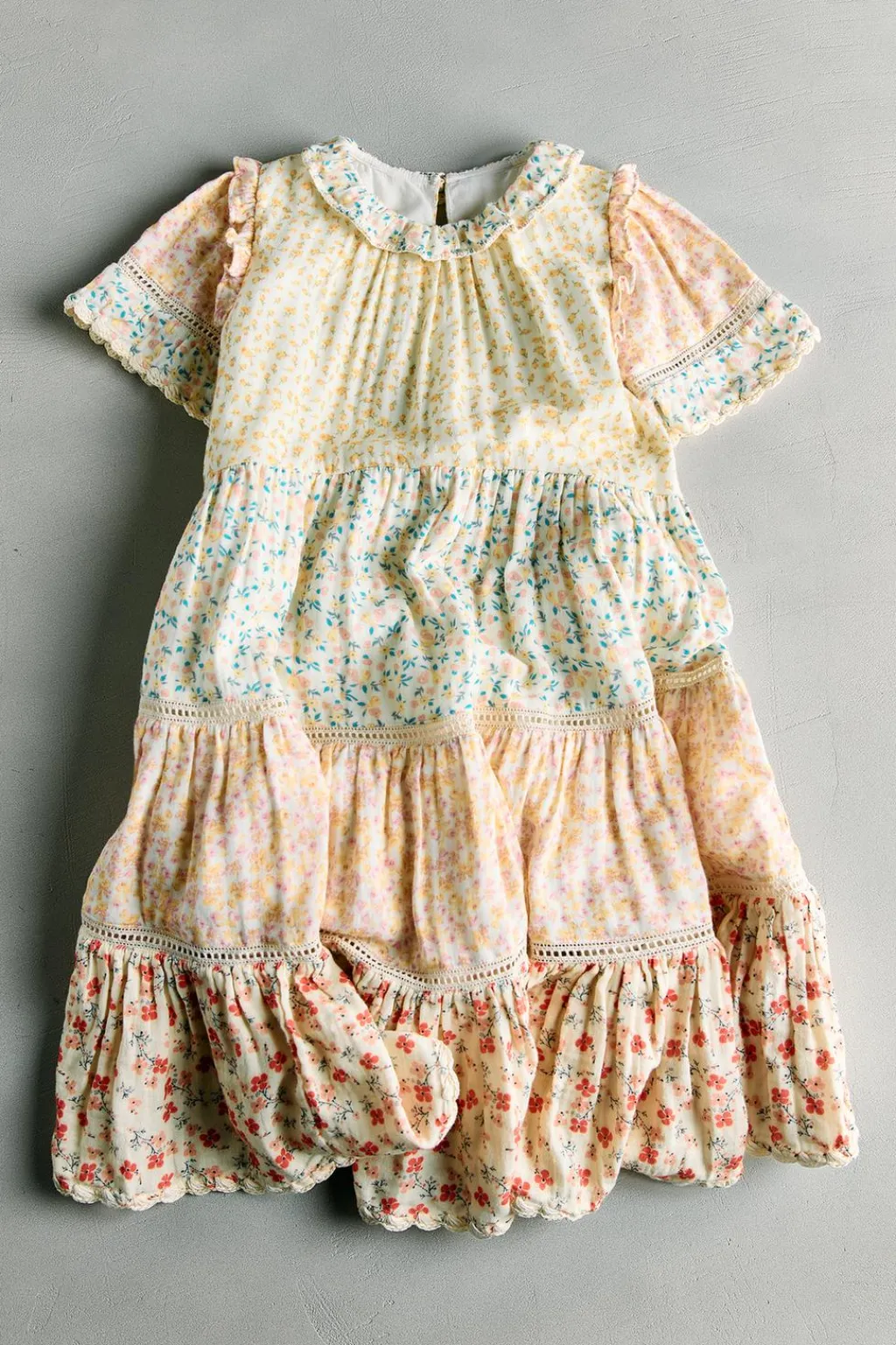Niños ZARA 6 - 14 Años·Vestidos / Monos<VESTIDO PATCHWORK FLORAL - SEA NY
