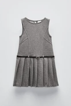Niños ZARA 6 - 14 Años·Vestidos / Monos<VESTIDO PICHI TABLAS