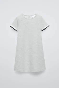 Niños ZARA 6 - 14 Años·Vestidos / Monos<VESTIDO PIQUÉ