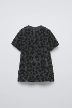 Niños ZARA 1½ - 6 Años·Vestidos / Petos|1½ - 6 Años·Punto<VESTIDO PUNTO ANIMAL PRINT