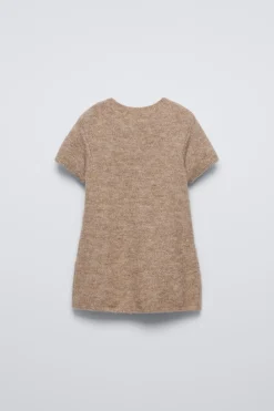 Niños ZARA 1½ - 6 Años·Vestidos / Petos|1½ - 6 Años·Punto<VESTIDO PUNTO MANGA CORTA