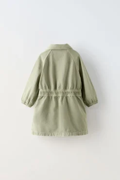 Niños ZARA 1½ - 6 Años·Vestidos / Petos|6 - 18 Meses·Vestidos / Monos<VESTIDO SARGA CINTURÓN