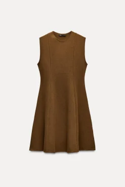 Sale VESTIDO SKATER PUNTO STRETCH Mujer Vestidos