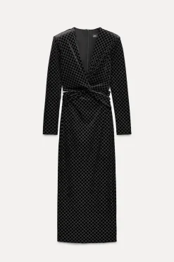 Sale VESTIDO TERCIOPELO BRILLOS Mujer Vestidos