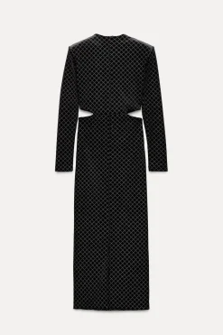 Sale VESTIDO TERCIOPELO BRILLOS Mujer Vestidos