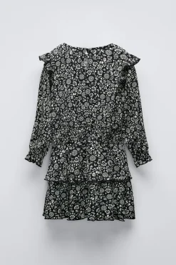 Niños ZARA 6 - 14 Años·Vestidos / Monos<VESTIDO TEXTURA ESTAMPADO