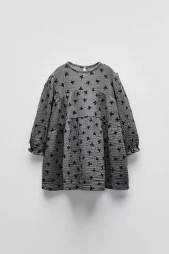 Niños ZARA 1½ - 6 Años·Vestidos / Petos<VESTIDO TEXTURA LAZOS