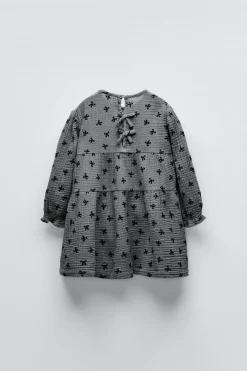 Niños ZARA 1½ - 6 Años·Vestidos / Petos<VESTIDO TEXTURA LAZOS
