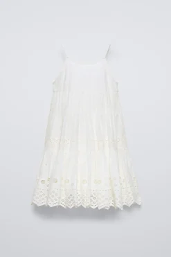 Niños ZARA 6 - 14 Años·Vestidos / Monos<VESTIDO TIRANTES BORDADOS