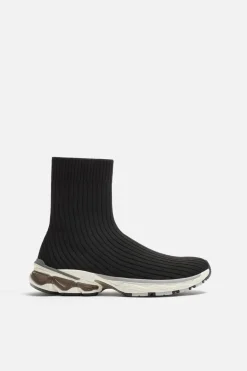 Outlet ZAPATILLA BOTÍN TEJIDO Hombre Zapatillas|Zapatos