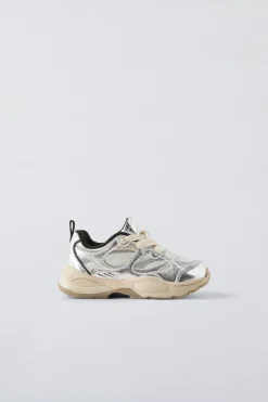 Niños ZARA 1½ - 6 Años·Zapatos|1½ - 6 Años·Zapatos<ZAPATILLA DEPORTIVA METALIZADA