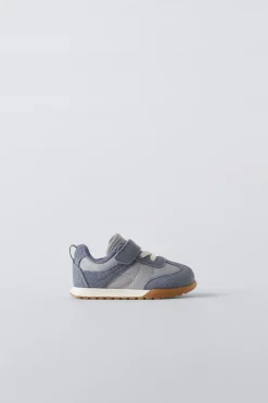 Niños ZARA 1½ - 6 Años·Zapatos|1½ - 6 Años·Zapatos<ZAPATILLA DEPORTIVA PIEL COMBINADA