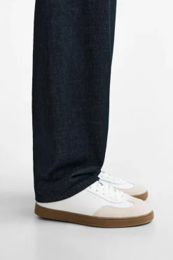 Outlet ZAPATILLA PIEL ESTILO RETRO Hombre Zapatillas|Zapatos