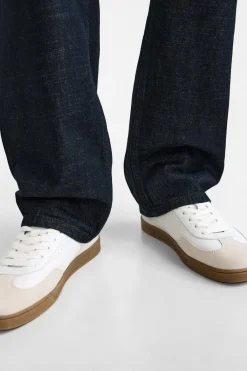 Outlet ZAPATILLA PIEL ESTILO RETRO Hombre Zapatillas|Zapatos