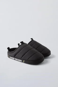 Niños ZARA 6 - 14 Años·Zapatos|6 - 14 Años·Zapatos<ZAPATILLAS DE CASA TEXTO