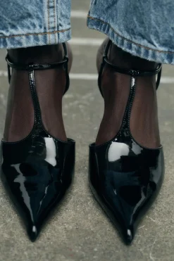 Sale ZAPATO TACÓN EFECTO ACHAROLADO Mujer Zapatos
