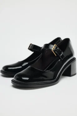 Sale ZAPATO TACÓN EFECTO ACHAROLADO Mujer Zapatos
