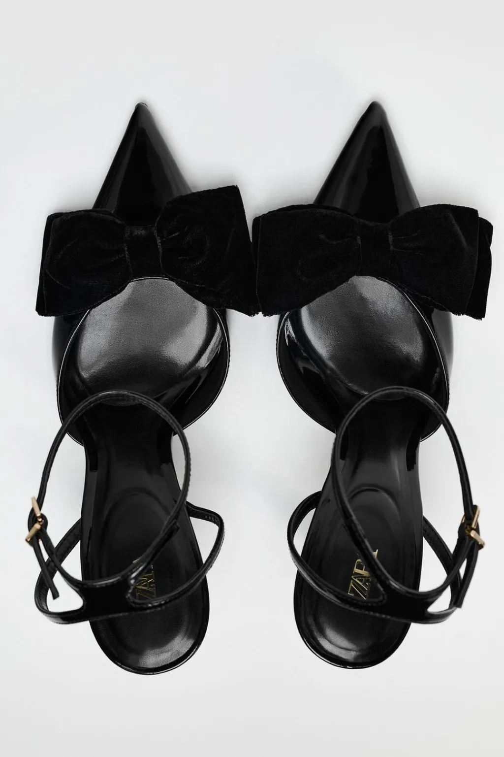 Clearance ZAPATO TACÓN LAZO EFECTO TERCIOPELO Mujer Zapatos