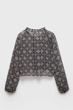 Niños ZARA Z3D +14 Años·Partes De Arriba<Z3D BLUSA ESTAMPADO FLORES ENTREDÓS