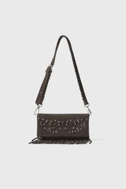 Niños ZARA Z3D +14 Años·Accesorios / Zapatos<Z3D BOLSO PIEL FLECOS
