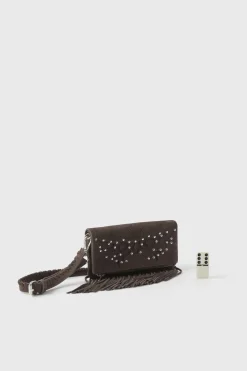 Niños ZARA Z3D +14 Años·Accesorios / Zapatos<Z3D BOLSO PIEL FLECOS