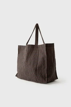 Niños ZARA Z3D +14 Años·Accesorios / Zapatos<Z3D BOLSO SHOPPER CUADROS