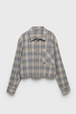 Niños ZARA Z3D +14 Años·Partes De Arriba<Z3D CAMISA CUADROS BOLSILLO
