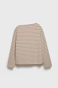 Niños ZARA Z3D +14 Años·Partes De Arriba<Z3D CAMISETA ASIMÉTRICA RAYA TEJIDA
