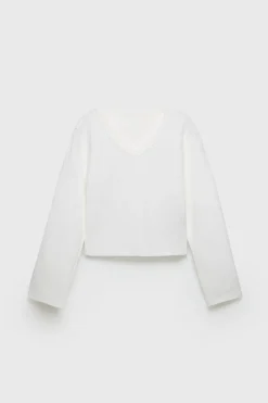 Niños ZARA Z3D +14 Años·Partes De Arriba<Z3D CAMISETA RIB CUELLO PICO