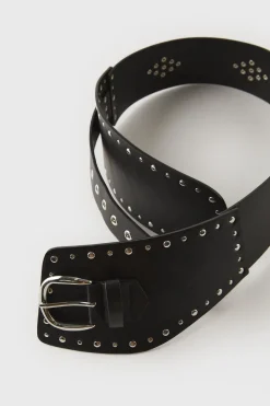 Niños ZARA Z3D +14 Años·Accesorios / Zapatos<Z3D CINTURÓN ANCHO TACHAS