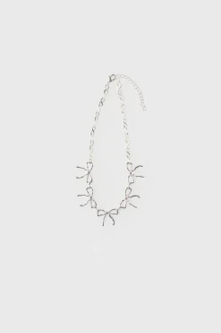 Niños ZARA Z3D +14 Años·Accesorios / Zapatos<Z3D COLLAR METÁLICO LAZOS BRILLO