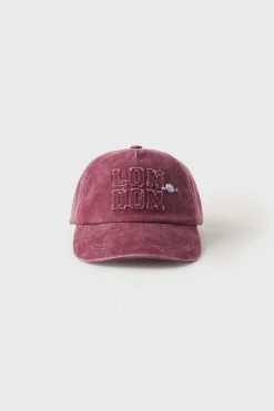 Niños ZARA Z3D +14 Años·Accesorios / Zapatos<Z3D GORRA EFECTO LAVADO TEXTO BORDADO
