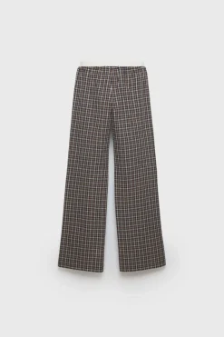 Niños ZARA Z3D +14 Años·Partes De Abajo<Z3D PANTALÓN CUADROS DOBLE CINTURILLA