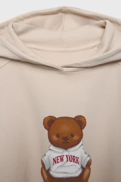Niños ZARA Z3D +14 Años·Partes De Arriba<Z3D SUDADERA CAPUCHA OSO