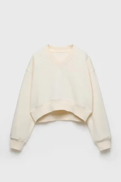 Mujer/Niños ZARA Z3D +14 Años·Partes De Arriba<Z3D SUDADERA CROPPED CALENTITO