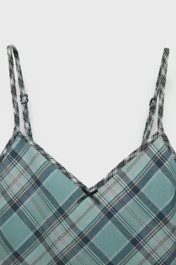 Niños ZARA Z3D +14 Años·Partes De Arriba|Z3D +14 Años·Partes De Abajo<Z3D VESTIDO TIRANTES CUADROS